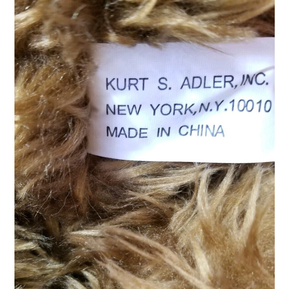 Kurt Adler Teddy Bear Stuffed Animal Plush 20" Christmas Sweater Hat Large Rare - Picture 6 of 8